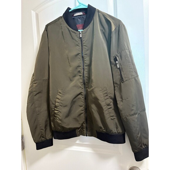 Zara Men’s lightweight bomber jacket size Large - Picture 1 of 9